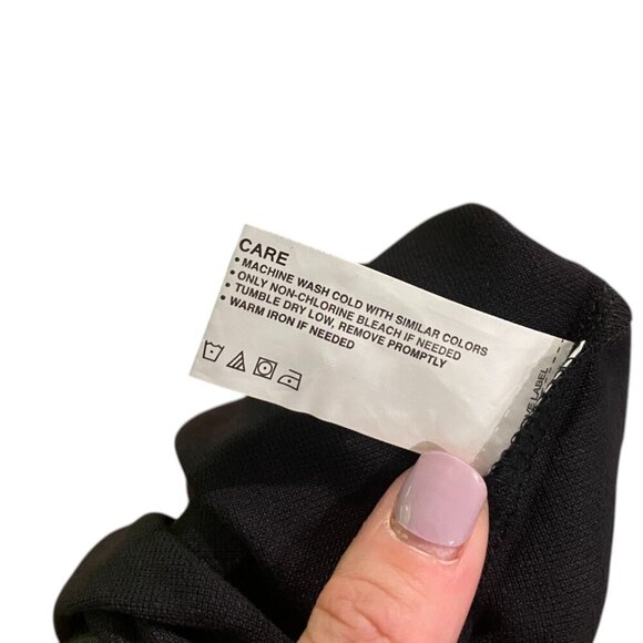 Like New, Greyson Black Polo Shirt Size L - Picture 5 of 5